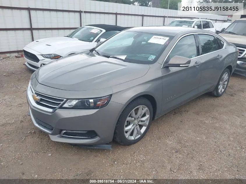 2G1105S35J9158455 2018 Chevrolet Impala 1Lt