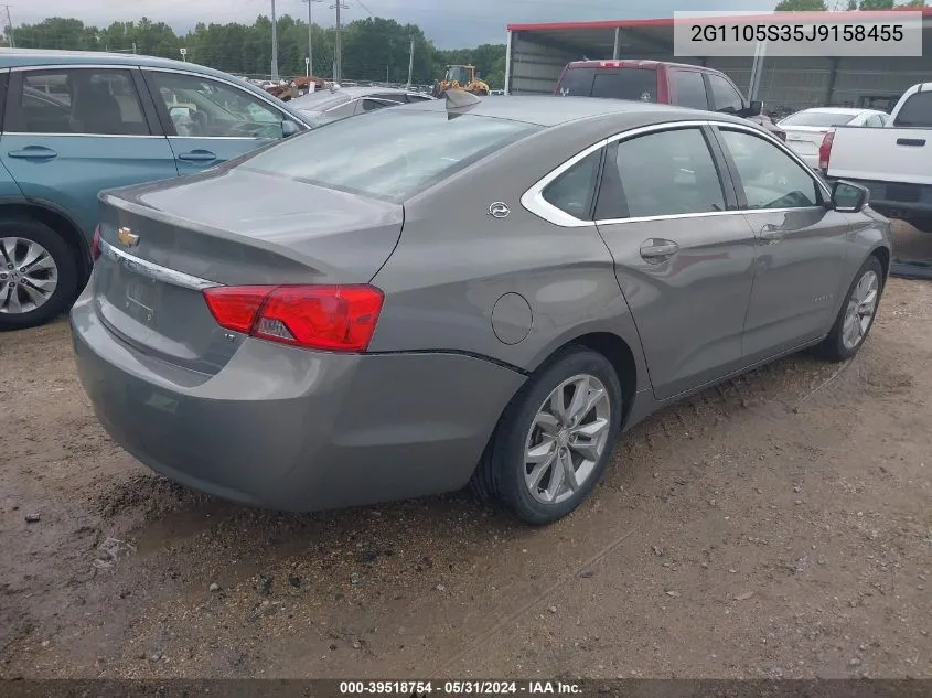 2G1105S35J9158455 2018 Chevrolet Impala 1Lt