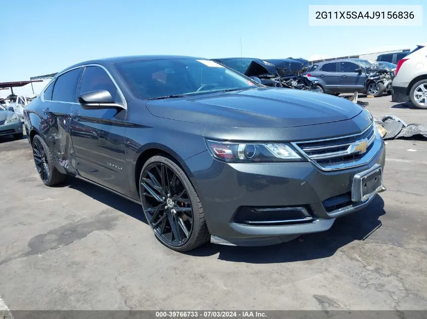 2018 Chevrolet Impala 1Fl VIN: 2G11X5SA4J9156836 Lot: 39766733