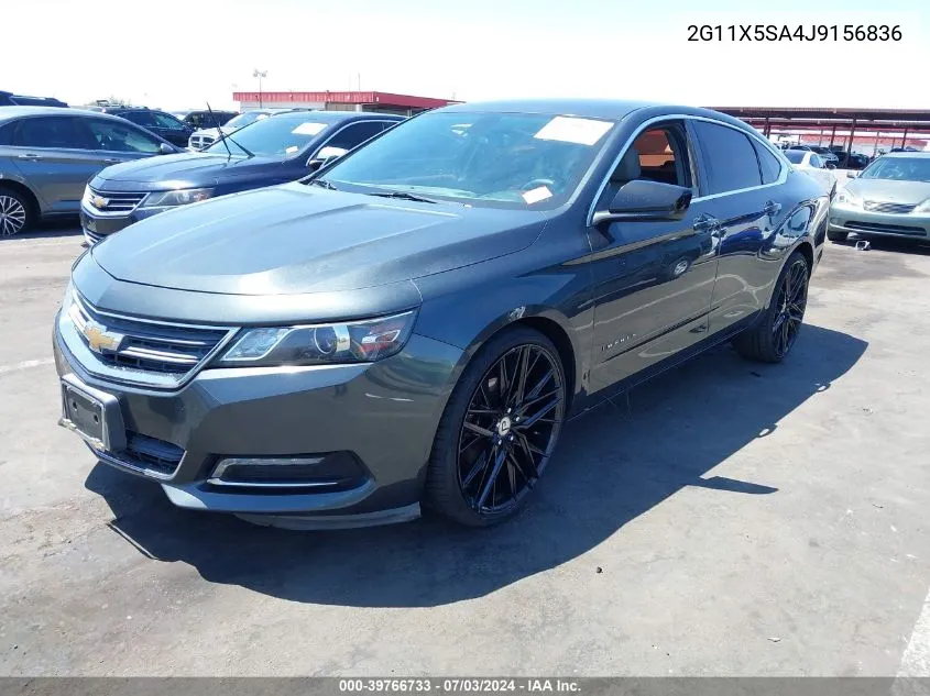 2G11X5SA4J9156836 2018 Chevrolet Impala 1Fl