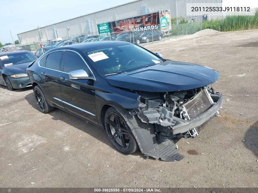 2G1125S33J9118112 2018 Chevrolet Impala 2Lz