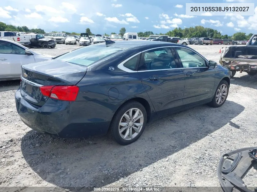 2018 Chevrolet Impala 1Lt VIN: 2G1105S38J9132027 Lot: 39903275