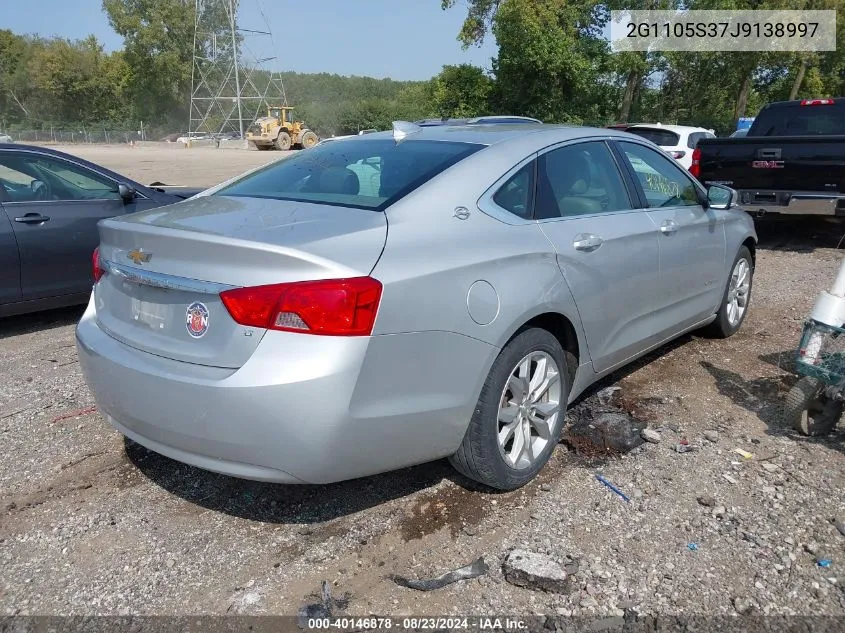 2G1105S37J9138997 2018 Chevrolet Impala 1Lt