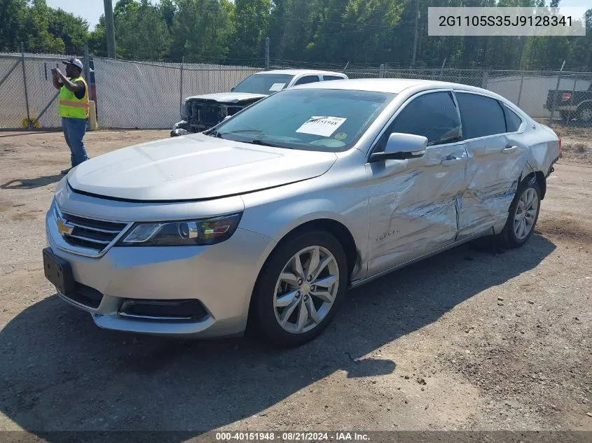 2018 Chevrolet Impala 1Lt VIN: 2G1105S35J9128341 Lot: 40151948