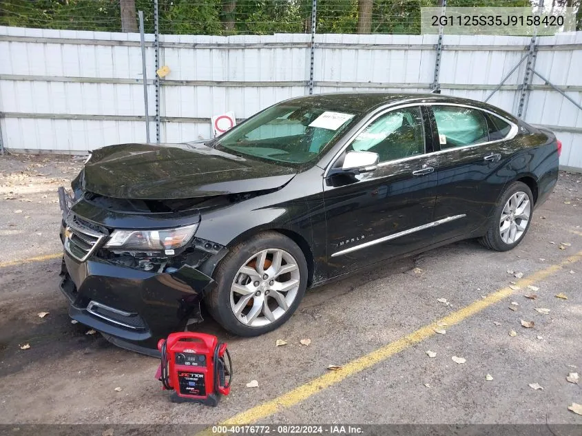 2018 Chevrolet Impala 2Lz VIN: 2G1125S35J9158420 Lot: 40176772