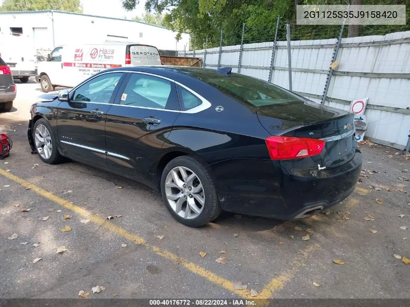 2018 Chevrolet Impala 2Lz VIN: 2G1125S35J9158420 Lot: 40176772