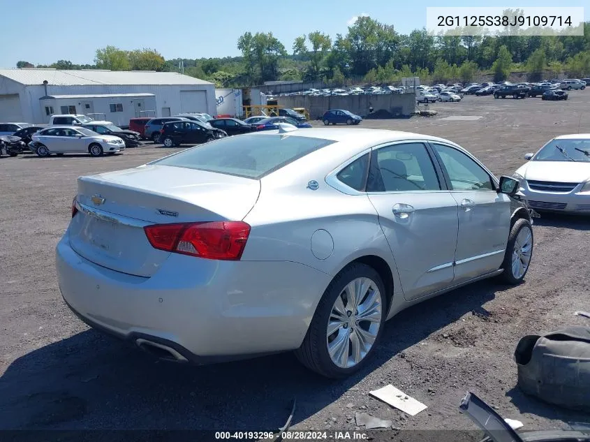 2018 Chevrolet Impala 2Lz VIN: 2G1125S38J9109714 Lot: 40193296