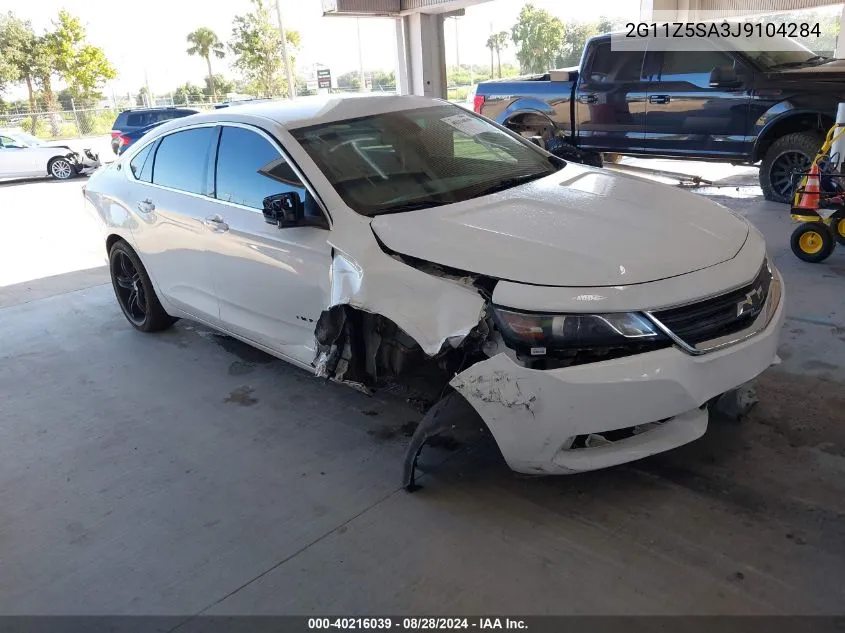 2G11Z5SA3J9104284 2018 Chevrolet Impala Ls