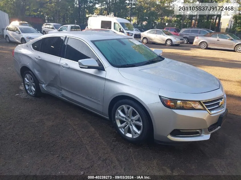 2018 Chevrolet Impala 1Lt VIN: 2G1105S37J9172468 Lot: 40239273