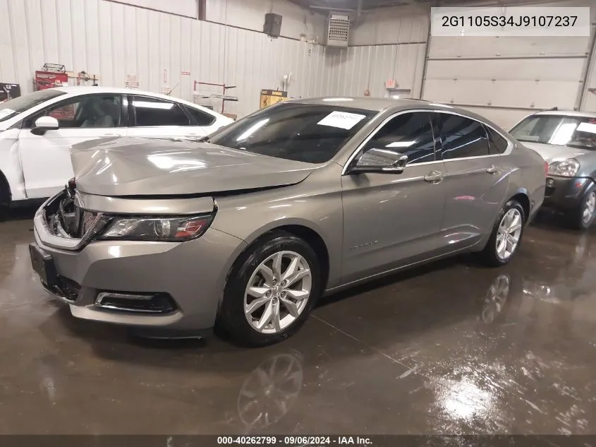 2018 Chevrolet Impala 1Lt VIN: 2G1105S34J9107237 Lot: 40262799