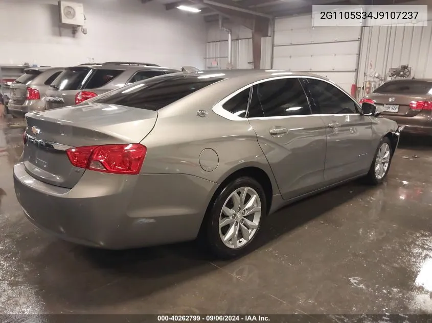 2G1105S34J9107237 2018 Chevrolet Impala 1Lt