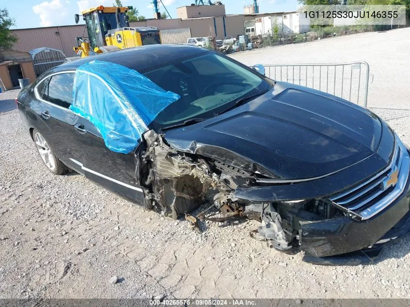 2018 Chevrolet Impala Premier VIN: 1G1125S30JU146355 Lot: 40265575