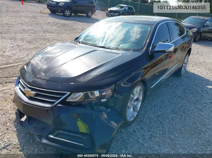 2018 Chevrolet Impala Premier VIN: 1G1125S30JU146355 Lot: 40265575