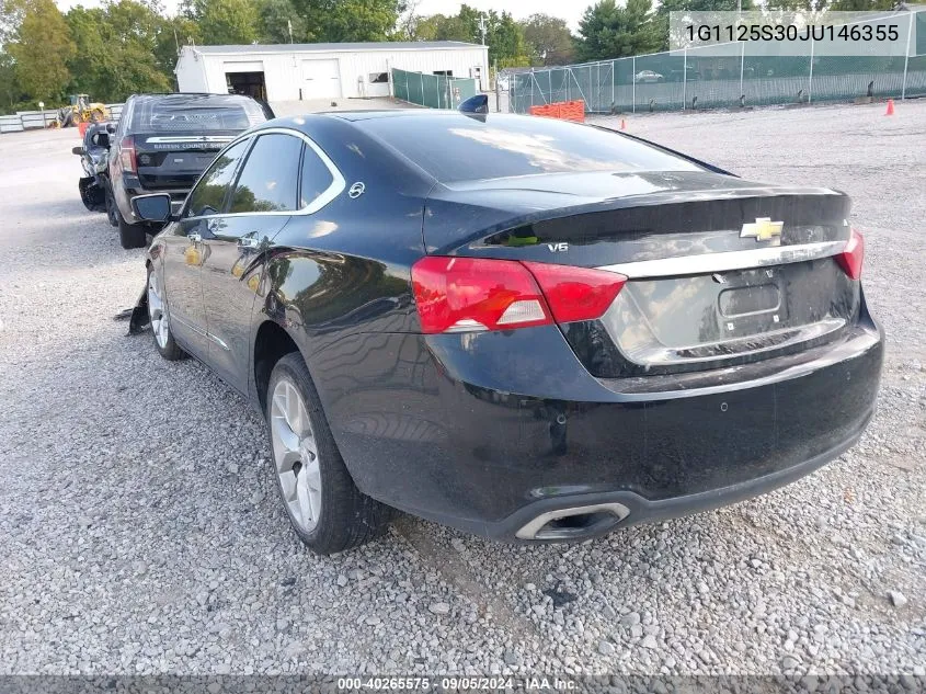 2018 Chevrolet Impala Premier VIN: 1G1125S30JU146355 Lot: 40265575