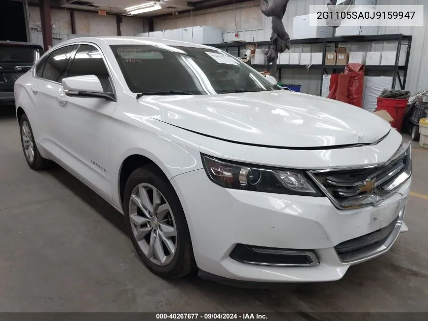 2018 Chevrolet Impala 1Lt VIN: 2G1105SA0J9159947 Lot: 40267677