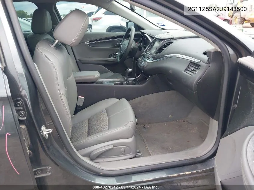 2G11Z5SA2J9143500 2018 Chevrolet Impala Ls