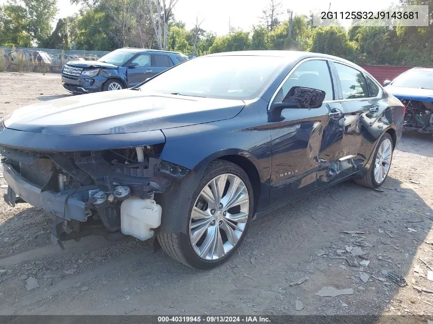 2G1125S32J9143681 2018 Chevrolet Impala 2Lz