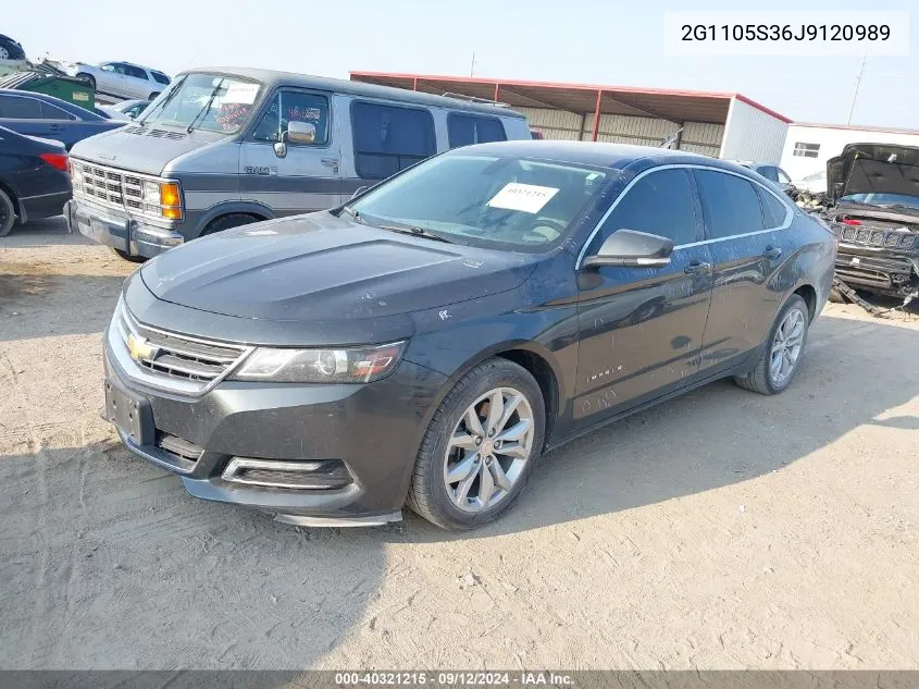 2018 Chevrolet Impala Lt VIN: 2G1105S36J9120989 Lot: 40321215