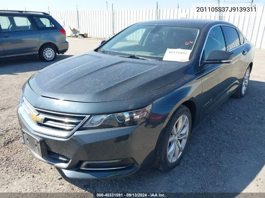 2018 Chevrolet Impala 1Lt VIN: 2G1105S37J9139311 Lot: 40331091