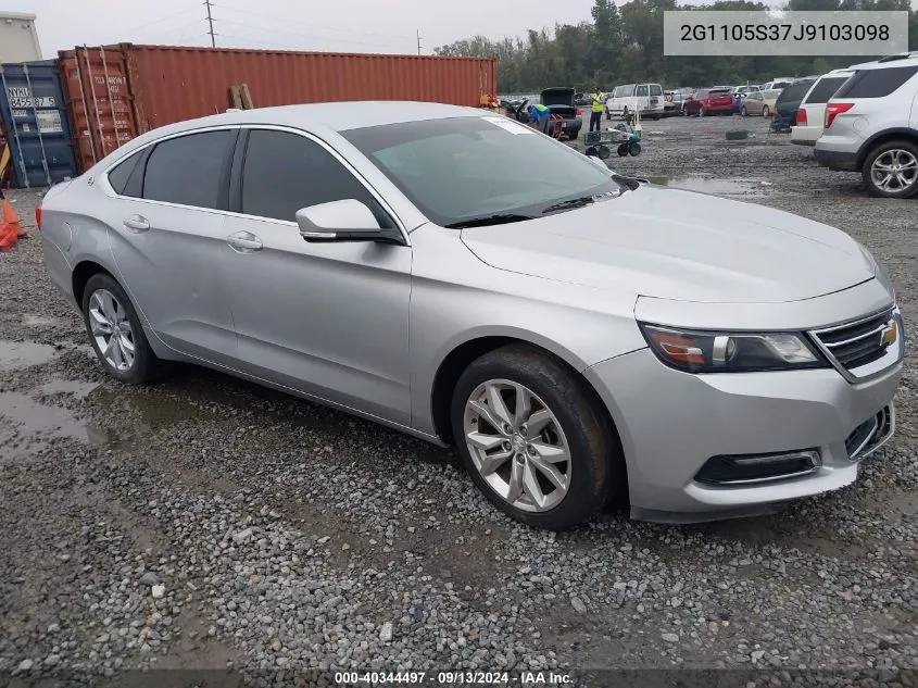 2G1105S37J9103098 2018 Chevrolet Impala 1Lt