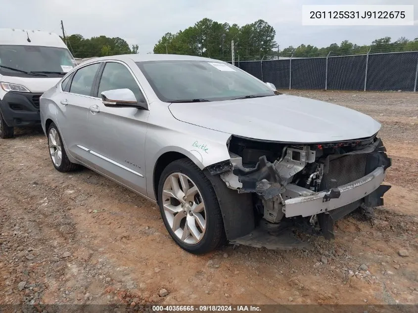 2G1125S31J9122675 2018 Chevrolet Impala 2Lz