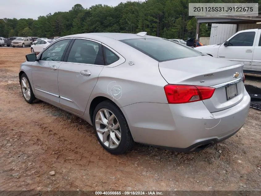 2G1125S31J9122675 2018 Chevrolet Impala 2Lz