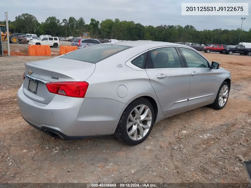 2G1125S31J9122675 2018 Chevrolet Impala 2Lz