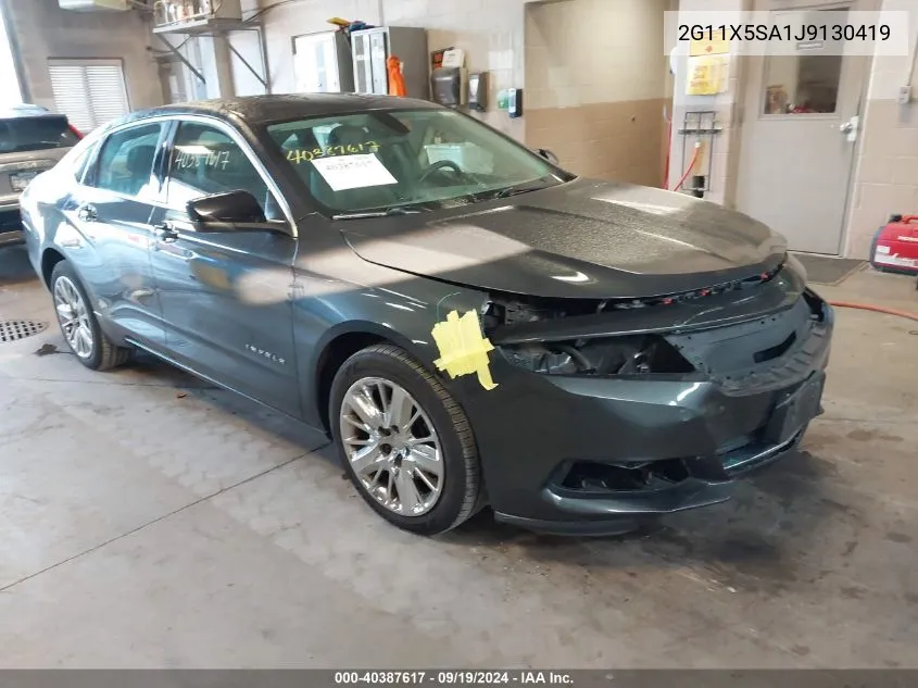 2018 Chevrolet Impala 1Fl VIN: 2G11X5SA1J9130419 Lot: 40387617