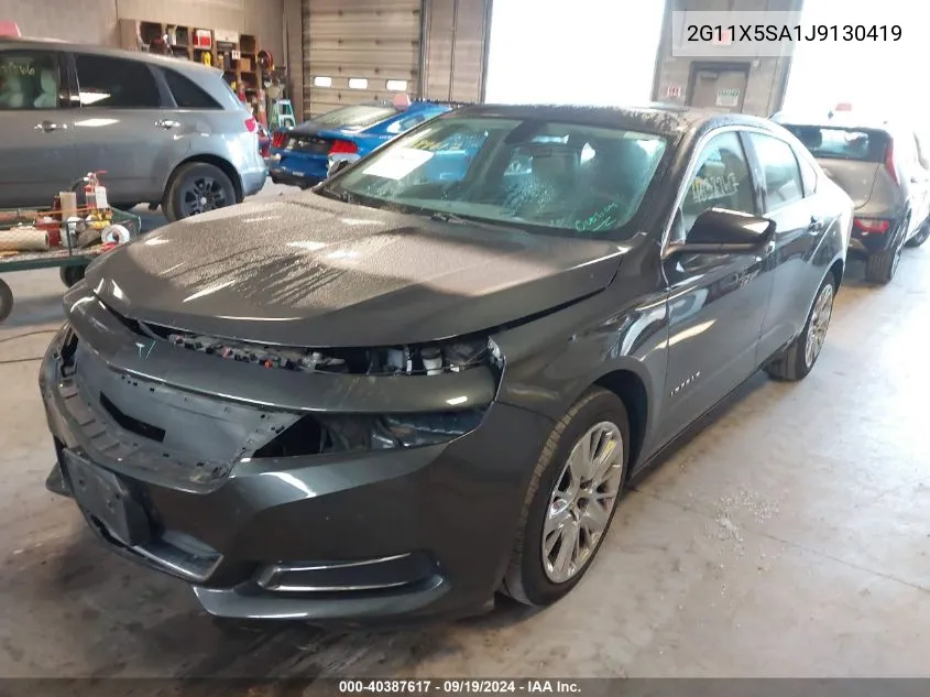 2G11X5SA1J9130419 2018 Chevrolet Impala 1Fl