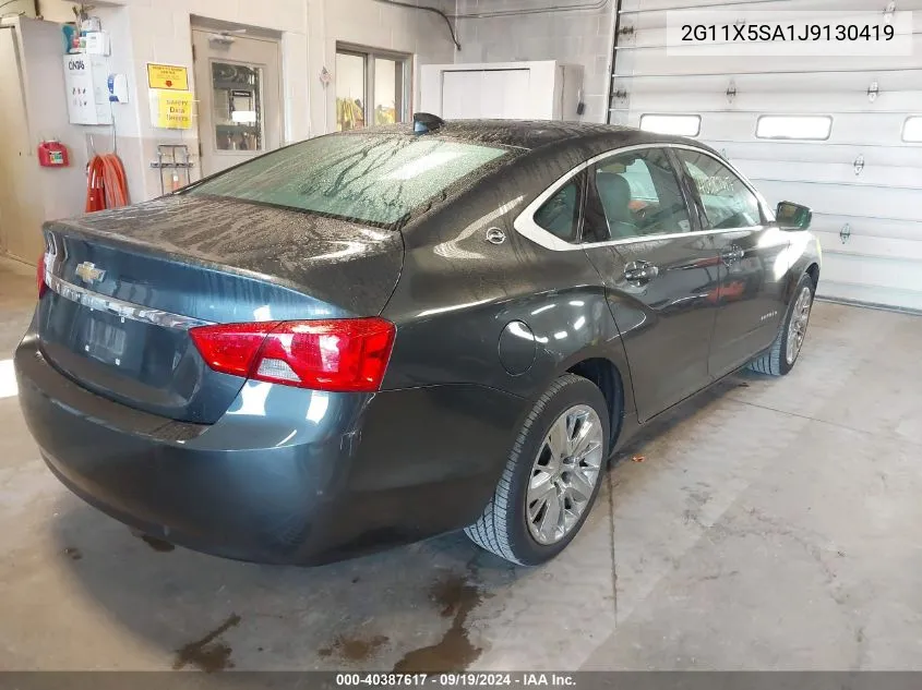 2G11X5SA1J9130419 2018 Chevrolet Impala 1Fl