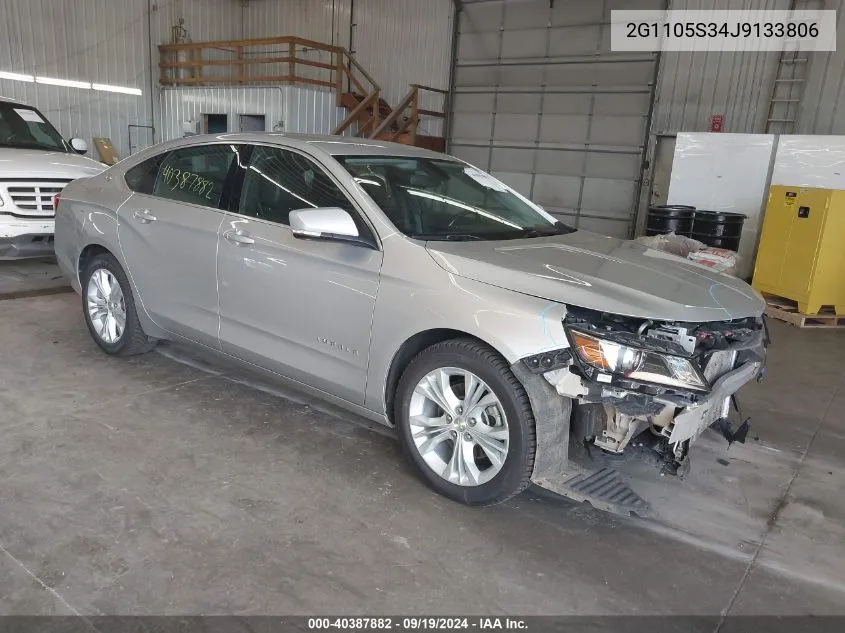 2G1105S34J9133806 2018 Chevrolet Impala 1Lt