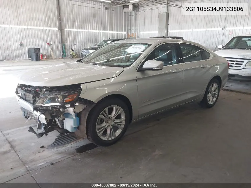 2018 Chevrolet Impala 1Lt VIN: 2G1105S34J9133806 Lot: 40387882