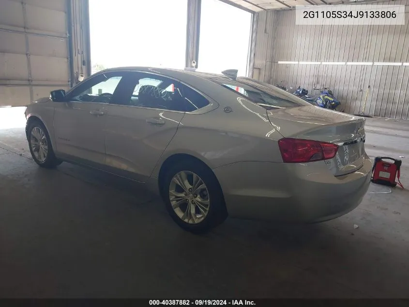 2G1105S34J9133806 2018 Chevrolet Impala 1Lt