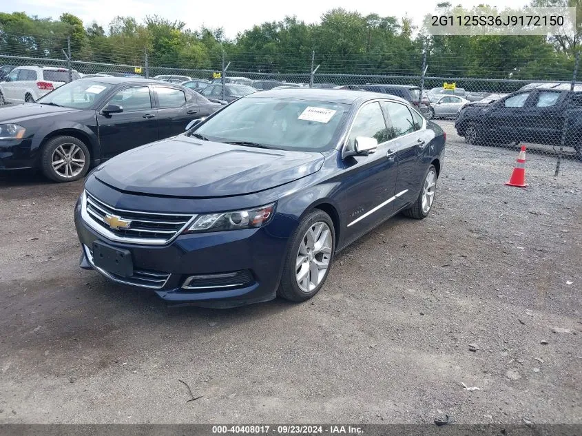 2G1125S36J9172150 2018 Chevrolet Impala Premier