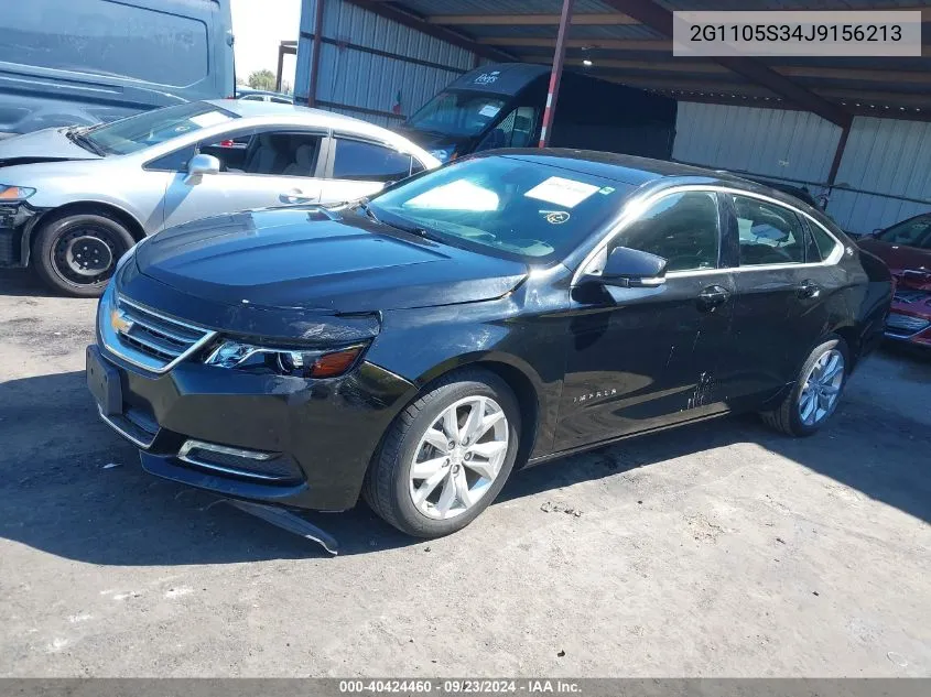 2G1105S34J9156213 2018 Chevrolet Impala 1Lt