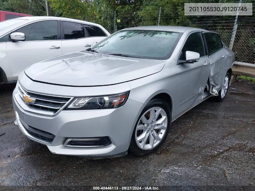 2G1105S30J9120745 2018 Chevrolet Impala 1Lt