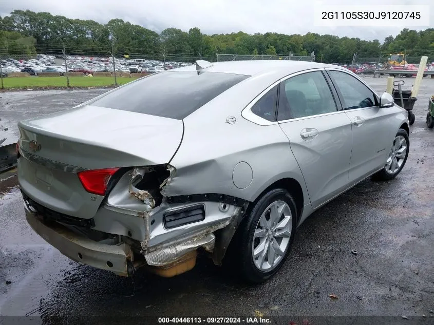 2G1105S30J9120745 2018 Chevrolet Impala 1Lt