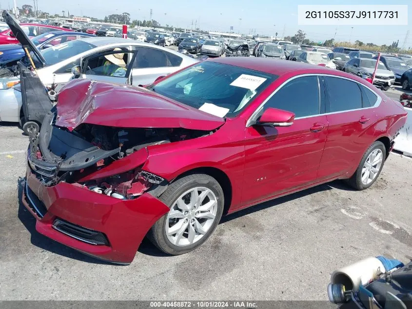 2G1105S37J9117731 2018 Chevrolet Impala 1Lt