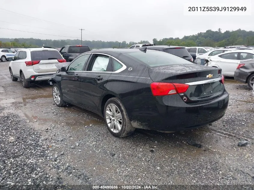 2G11Z5S39J9129949 2018 Chevrolet Impala Ls