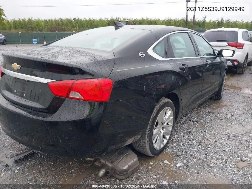 2018 Chevrolet Impala Ls VIN: 2G11Z5S39J9129949 Lot: 40490686