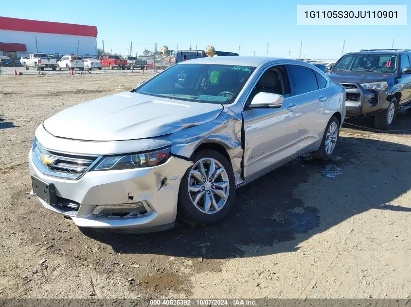 1G1105S30JU110901 2018 Chevrolet Impala 1Lt