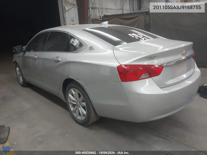 2G1105SA3J9168755 2018 Chevrolet Impala 1Lt