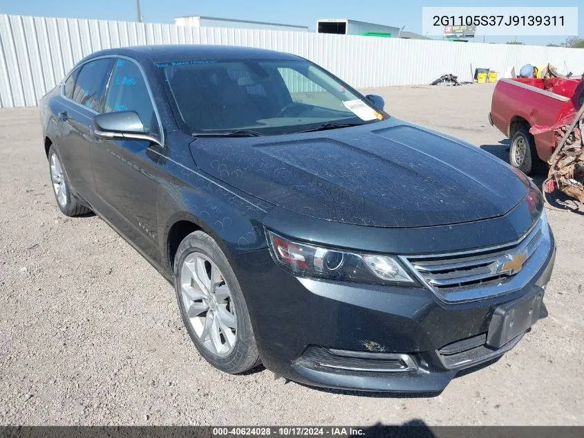 2018 Chevrolet Impala 1Lt VIN: 2G1105S37J9139311 Lot: 40624028