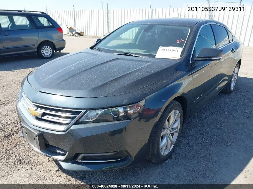 2018 Chevrolet Impala 1Lt VIN: 2G1105S37J9139311 Lot: 40624028