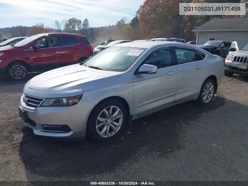 2018 Chevrolet Impala 1Lt VIN: 2G1105S31J9171459 Lot: 40683338