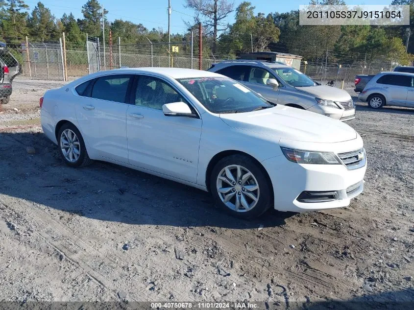 2018 Chevrolet Impala 1Lt VIN: 2G1105S37J9151054 Lot: 40750678