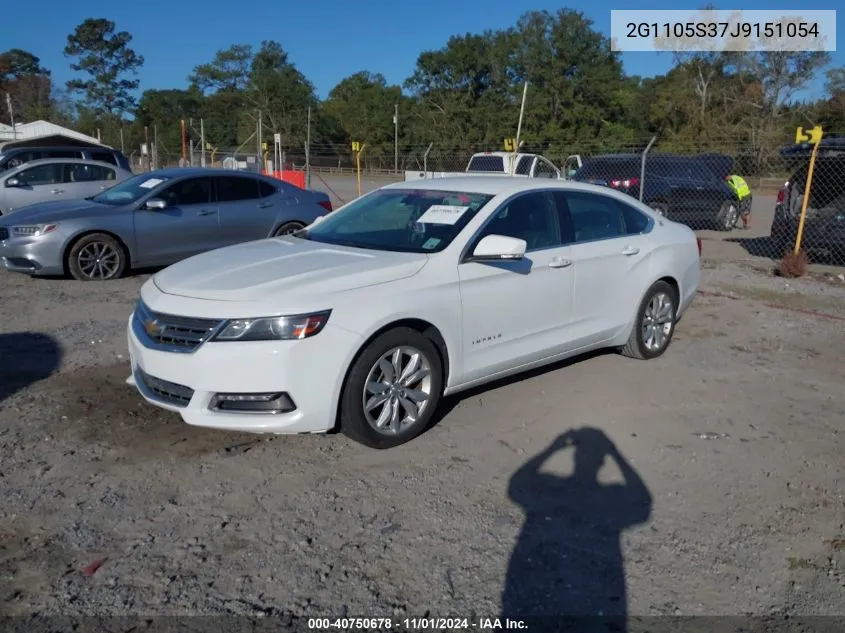 2018 Chevrolet Impala 1Lt VIN: 2G1105S37J9151054 Lot: 40750678