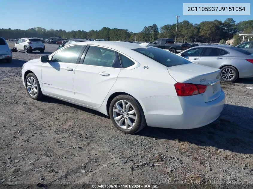 2018 Chevrolet Impala 1Lt VIN: 2G1105S37J9151054 Lot: 40750678