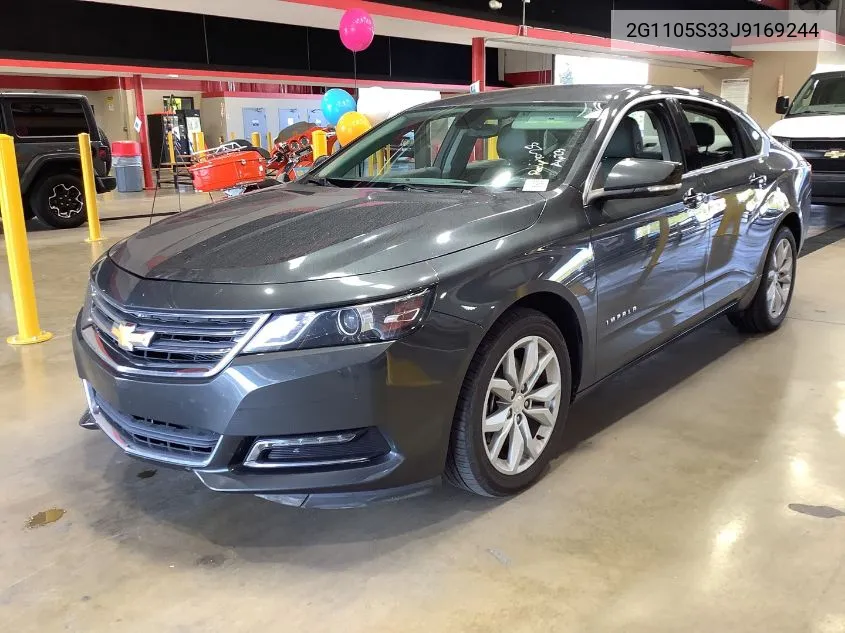 2018 Chevrolet Impala Lt VIN: 2G1105S33J9169244 Lot: 40784503