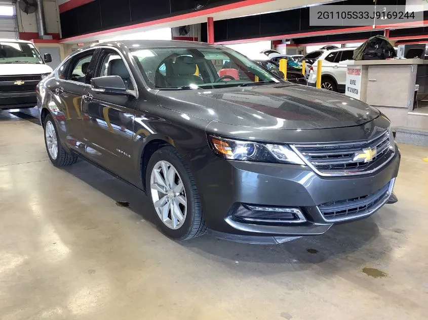 2018 Chevrolet Impala Lt VIN: 2G1105S33J9169244 Lot: 40784503